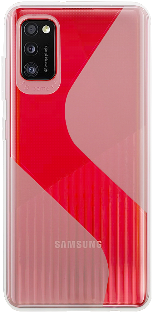 Samsung Galaxy A41 ( SM-A415F) szilikon tok S-CASE átlátszó