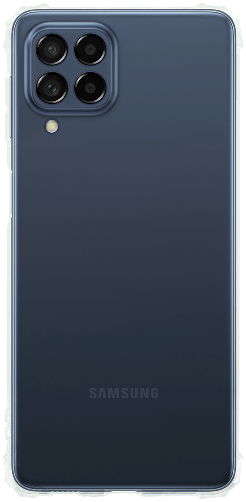 Samsung Galaxy M53 (SM-M536B) szilikon tok közepesen ütésálló légpárnás sarok kameravédővel átlátszó
